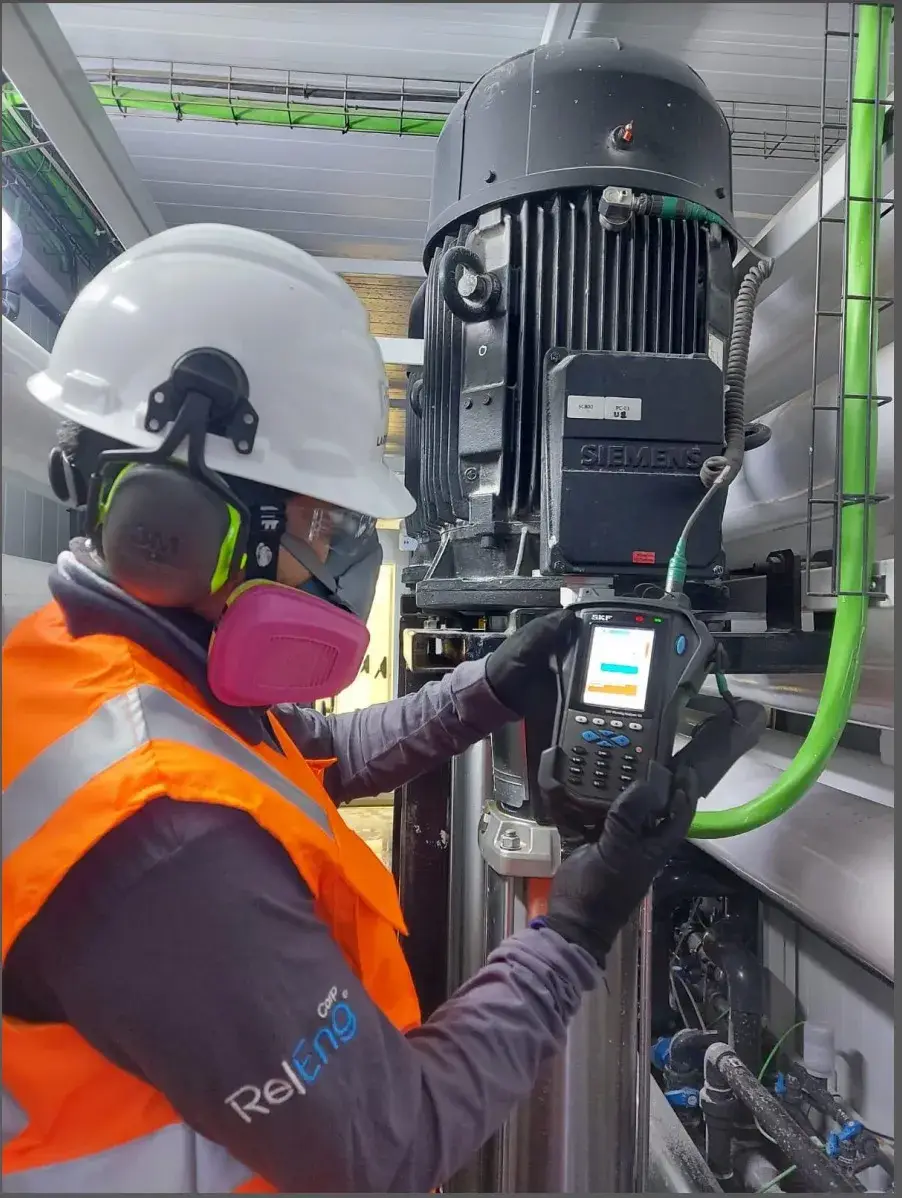Equipo Relengcorp en operación