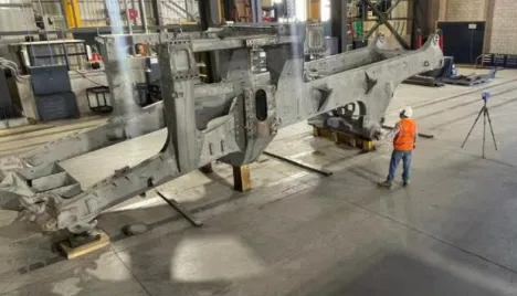 Escaneo laser, procesamiento de nube de puntos y modelado 3D de chasis — imagen 1