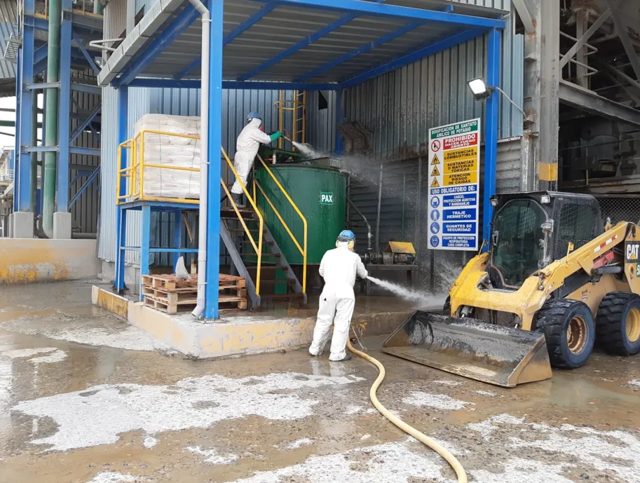 Servicio de Preparación, Transporte y Limpieza de Reactivos, Muestreo Knelson y Muestreo de Planta Concentradora Tintaya — imagen 1