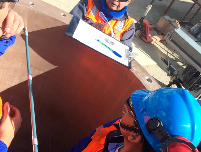 Servicio de Evaluación Dimensional y Ensayos no destructivos en Planta Concentradora — imagen 2